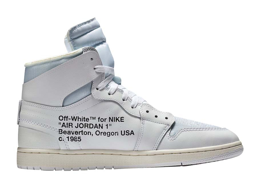 OFF-WHITE x Air Jordan 1 High White - Mar 2018 - AQ0818-100 