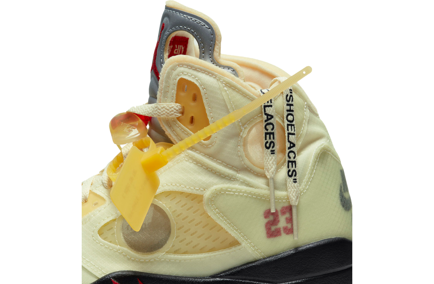 Off-White x Air Jordan 5 Sail - Oct 2020 - DH8565-100