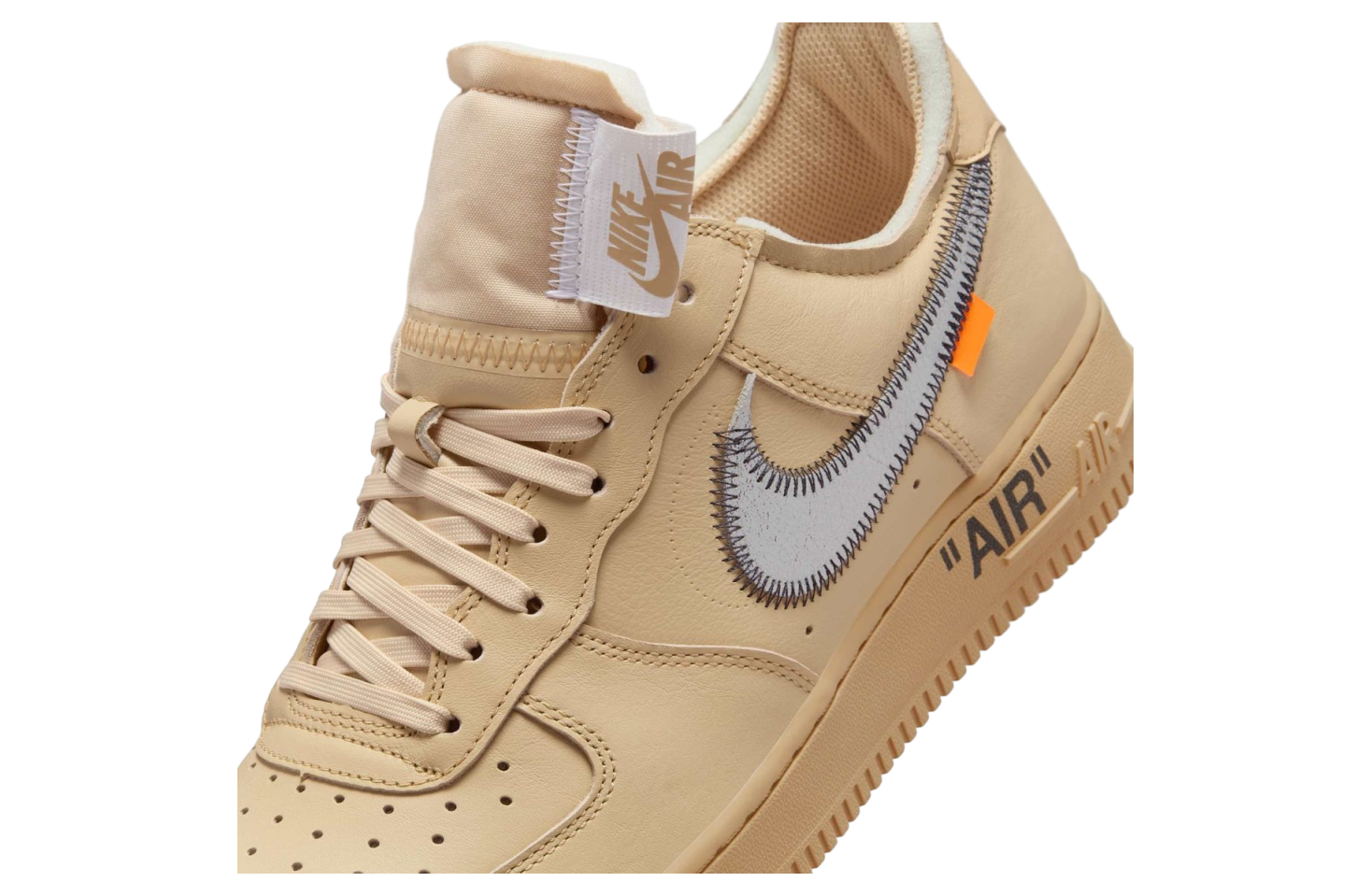 Off-White x Nike Air Force 1 Low Sesame / Silver - Nov 2025