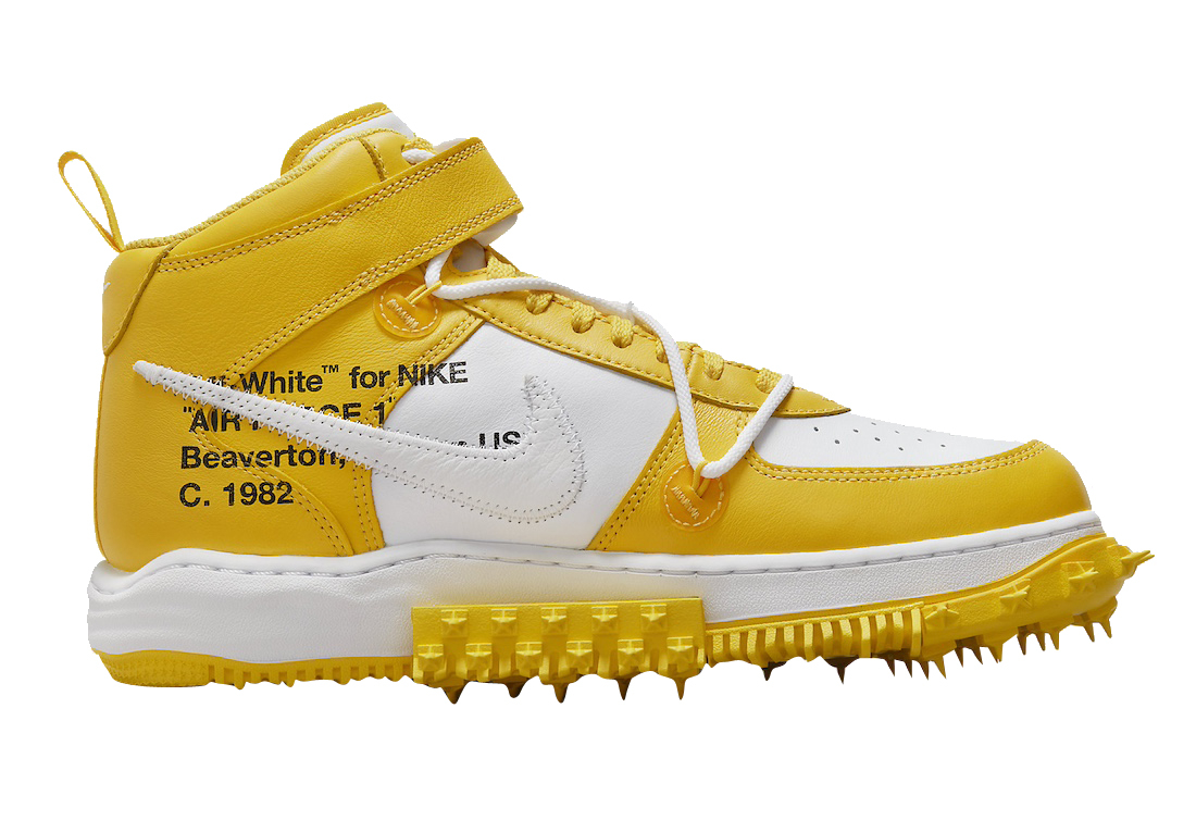 Off-White x Nike Air Force 1 Mid Varsity Maize DR0500-101