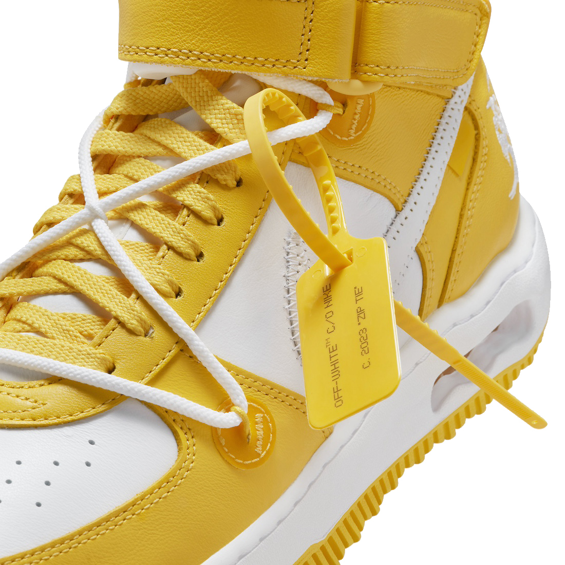 Air Force 1 Mid x Off-White - White/Varsity Maize – Feature