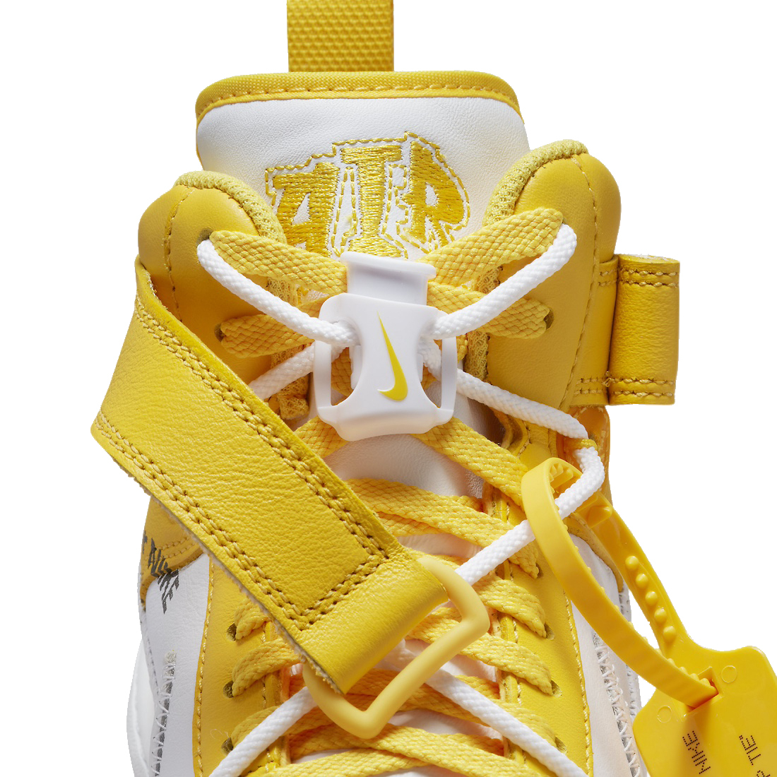 Off-White x Nike Air Force 1 Mid Varsity Maize DR0500-101