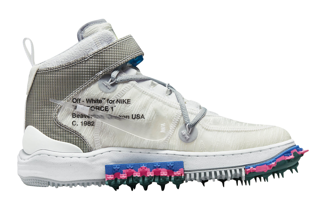 Off-White x Nike Air Force 1 Mid White DO6290-100