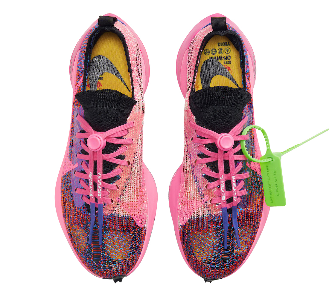 Off-White x Nike Air Zoom Tempo NEXT% Racer Blue Pink Glow CV0697-400 ...