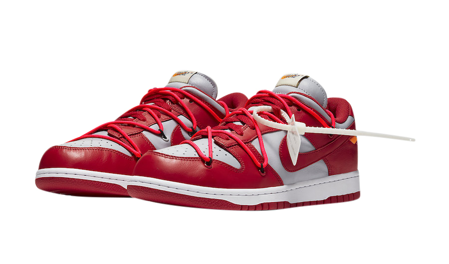 Off-white X Nike Dunk Low University Red