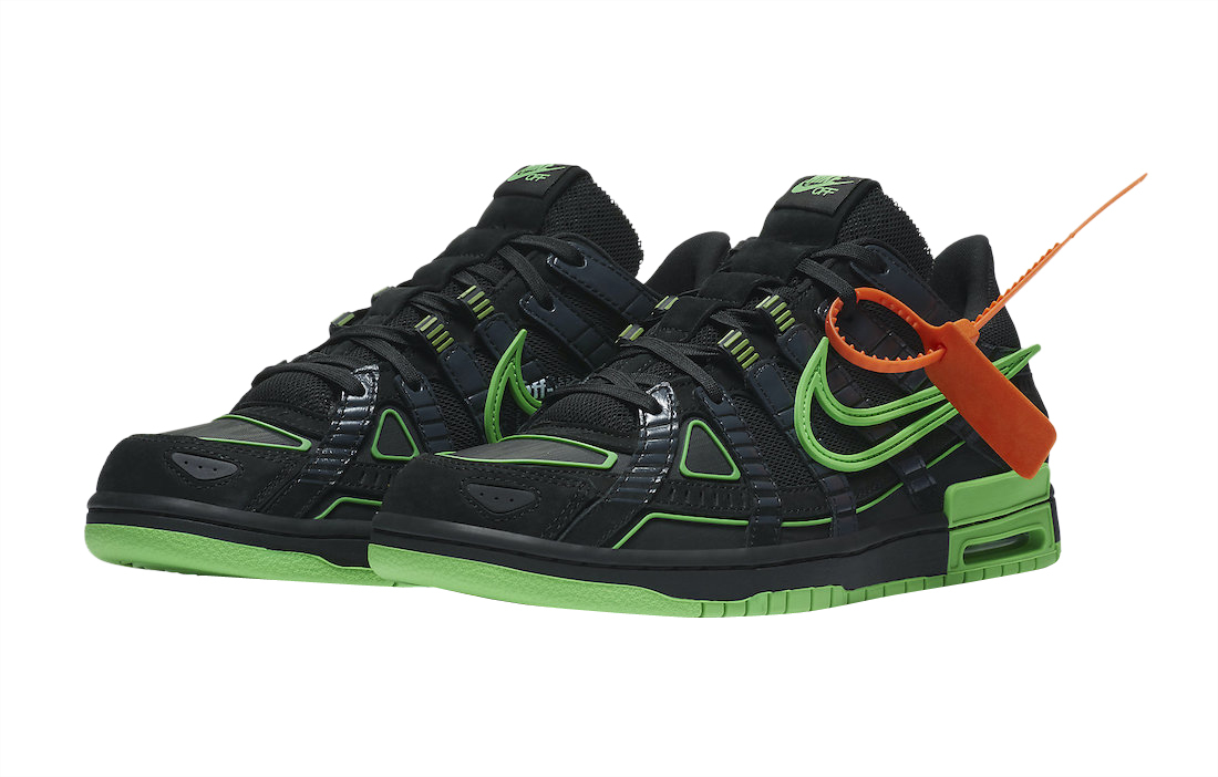 Off White x Nike Rubber Dunk Green Strike