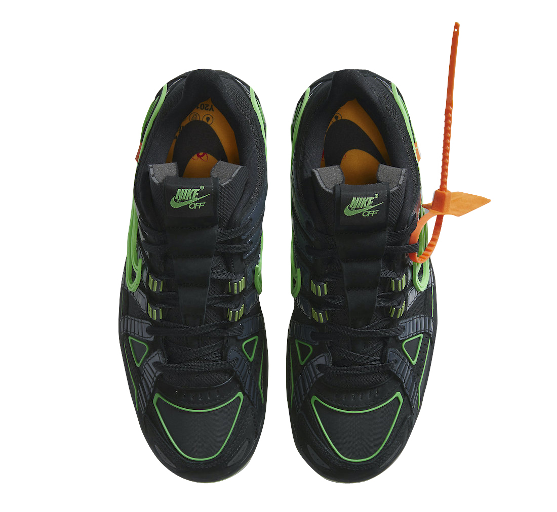 Nike Air Rubber Dunk x OFF-WHITE Green Strike (CU6015-001) Men