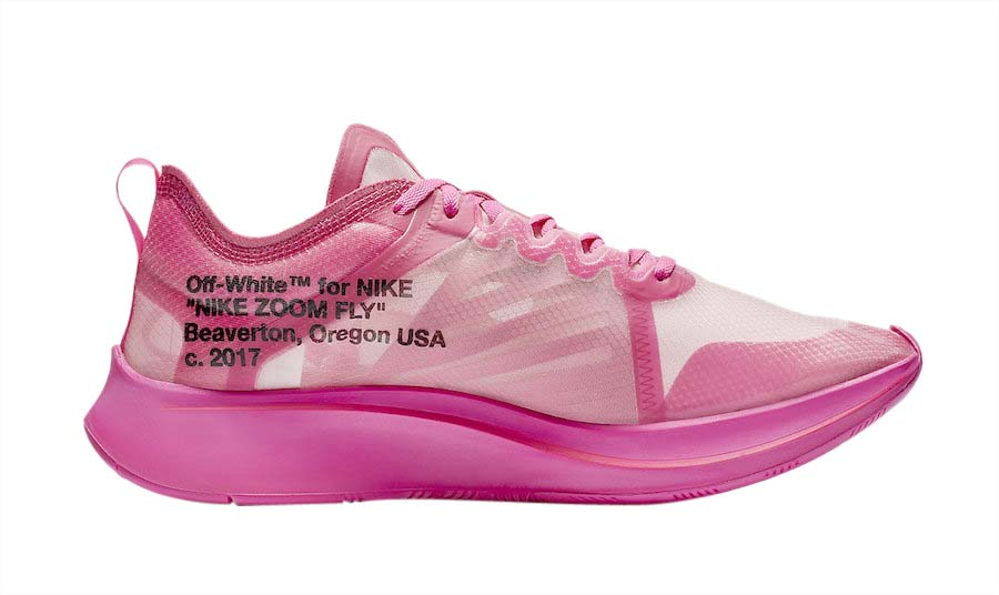 OFF-WHITE x Nike Zoom Fly SP Tulip Pink AJ4588-600