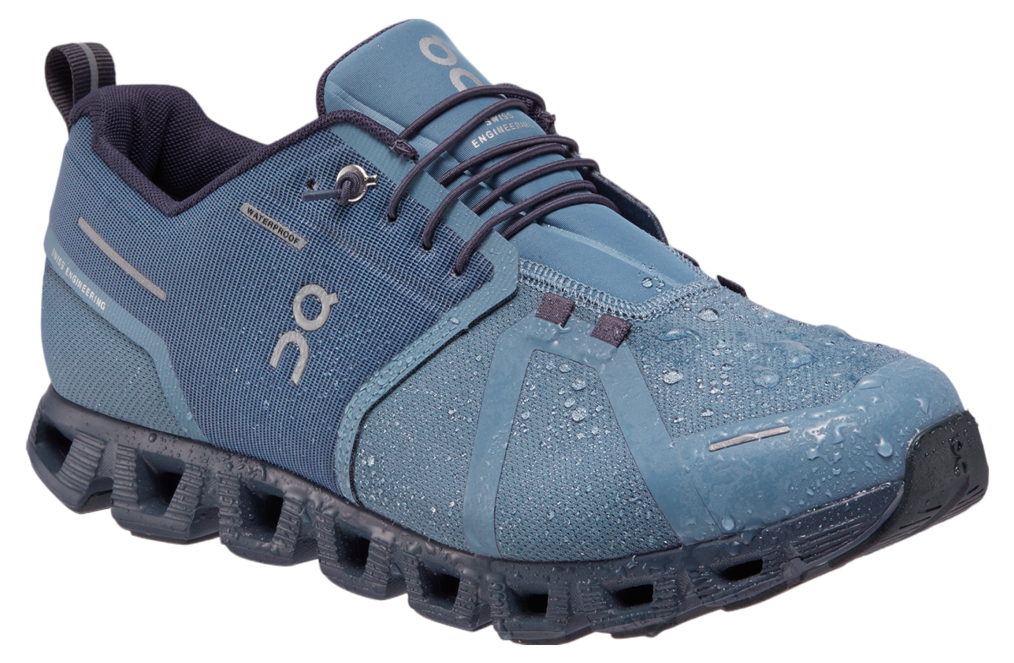 On Cloud 5 Waterproof Metal / Navy