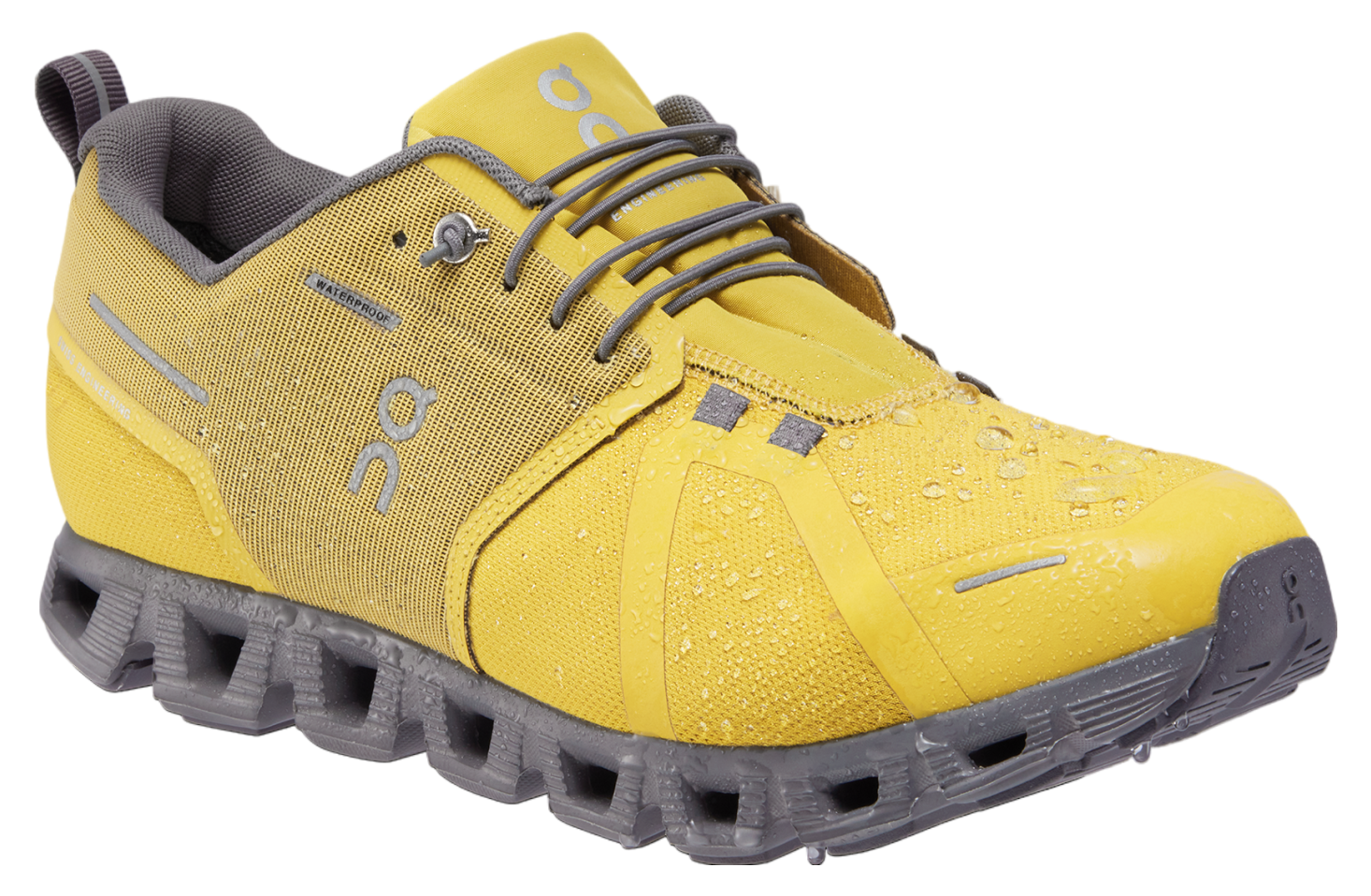 On Cloud 5 Waterproof Mustard / Rock