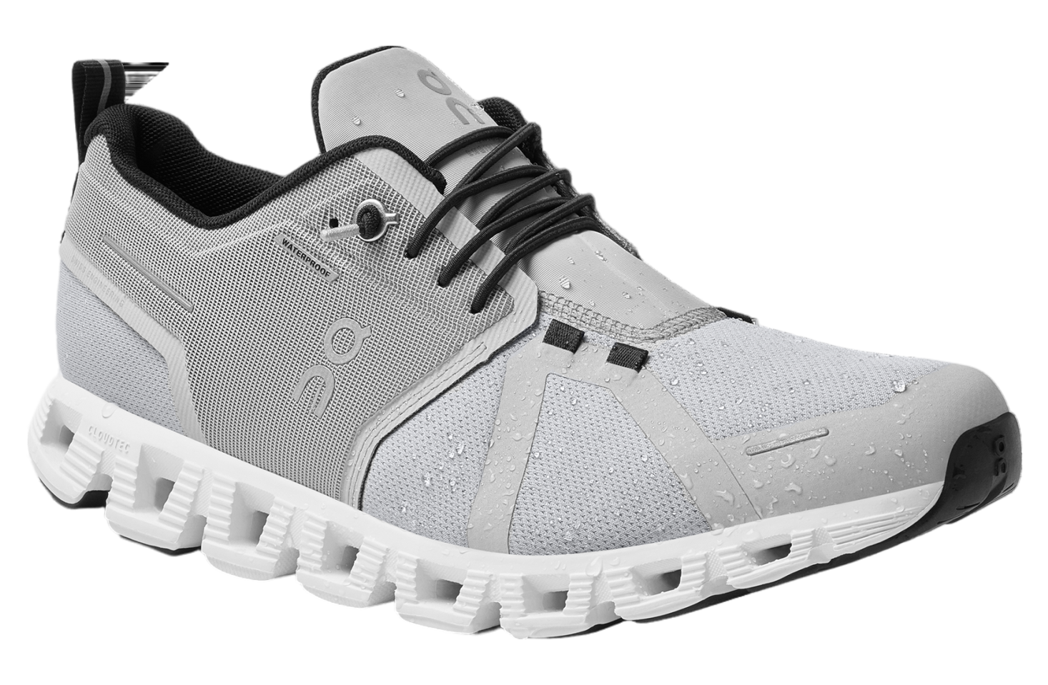 On Cloud 5 Waterproof WMNS Glacier / White