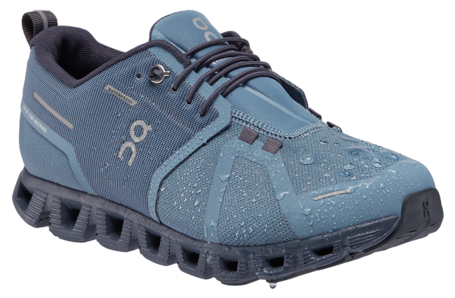 On Cloud 5 Waterproof WMNS Metal / Navy