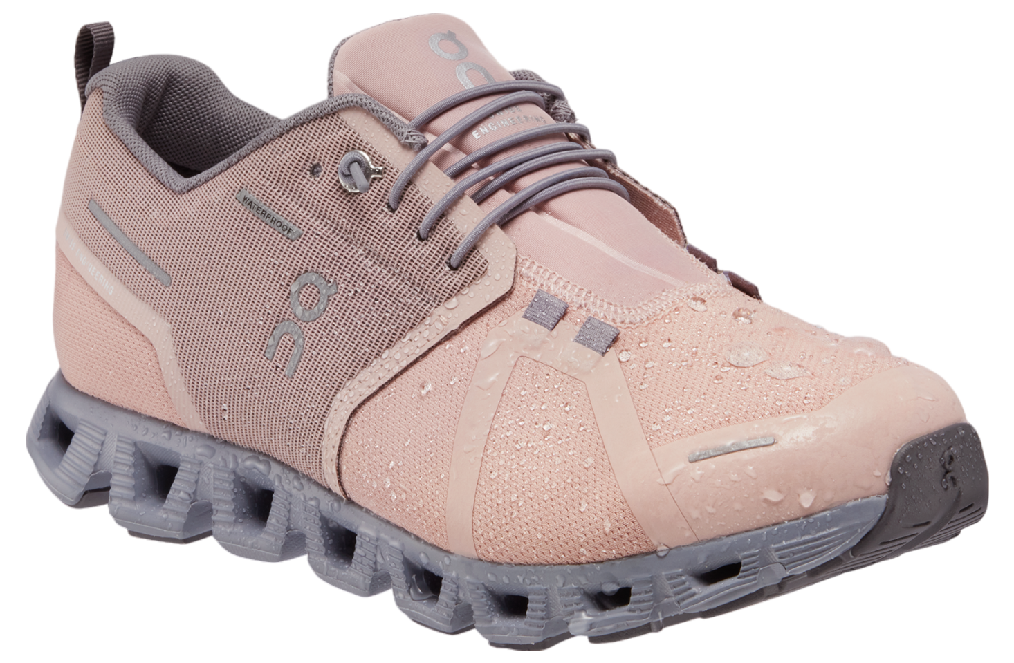 On Cloud 5 Waterproof WMNS Rose / Fossil