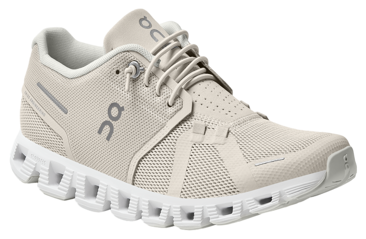 On Cloud 5 WMNS Pearl / White