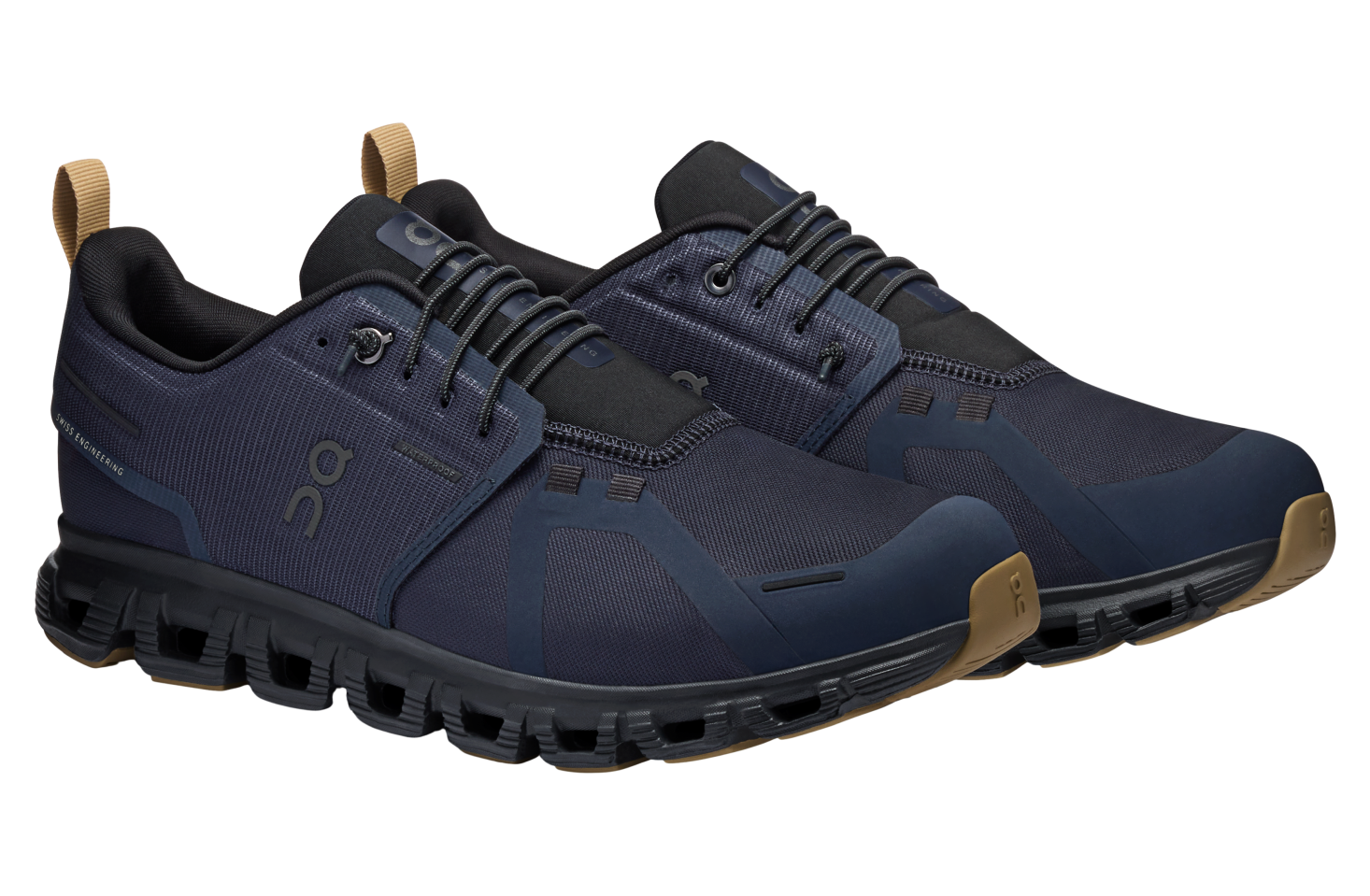 On Cloud 6 Waterproof Ink / Black