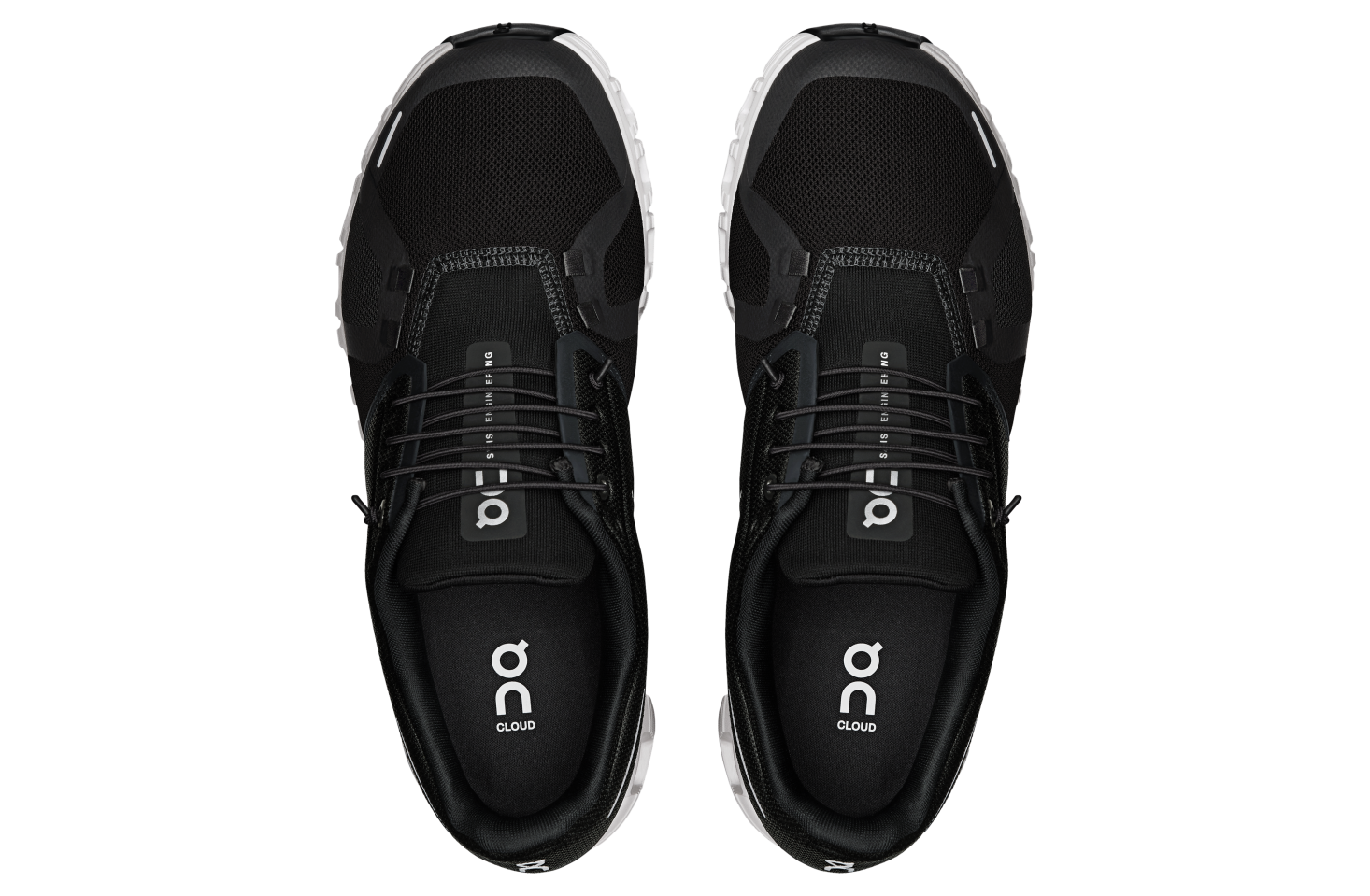 On Cloud 6 Wide Black / White