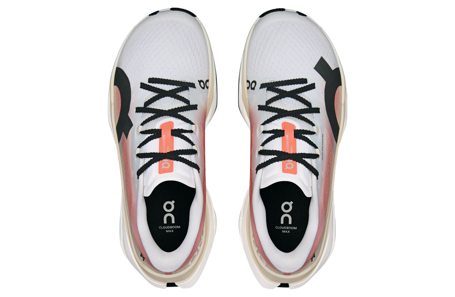 On Cloudboom Max White / Pearl