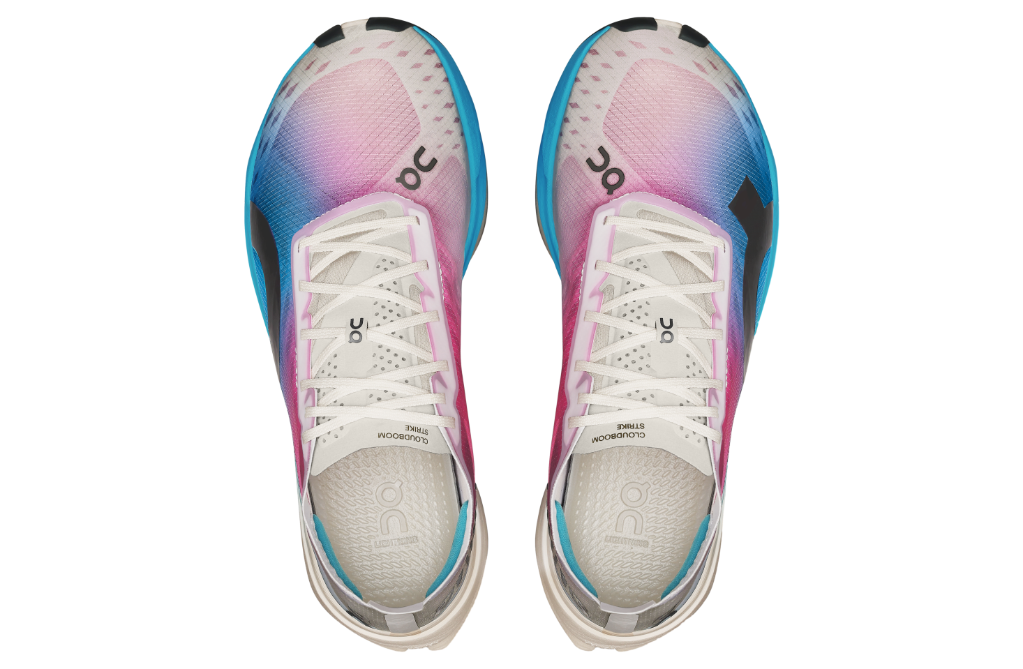 On Cloudboom Strike White / Horizon