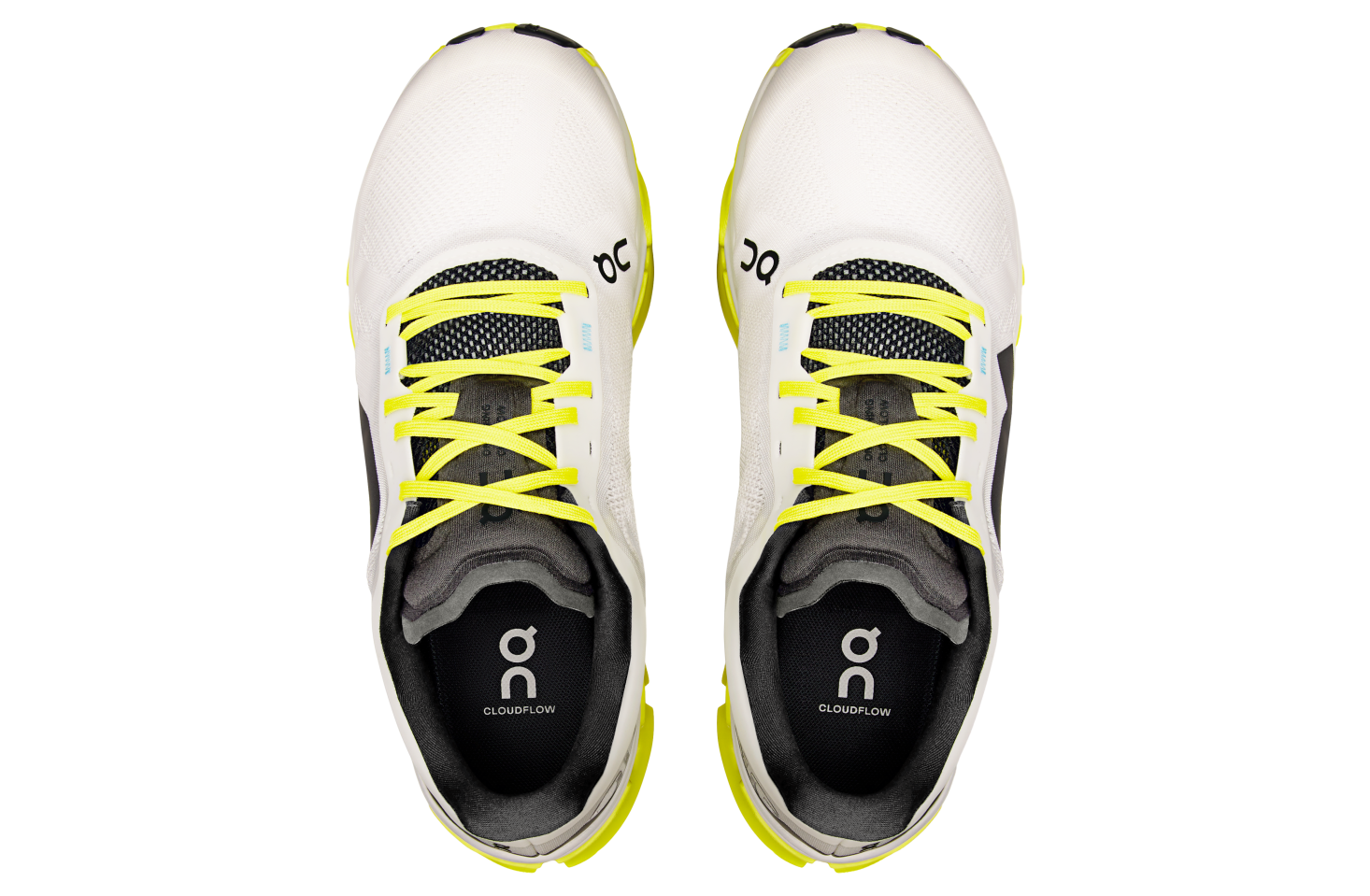 On Cloudflow 5 White / Lime