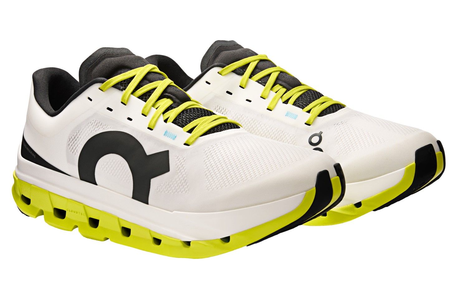 On Cloudflow 5 White / Lime