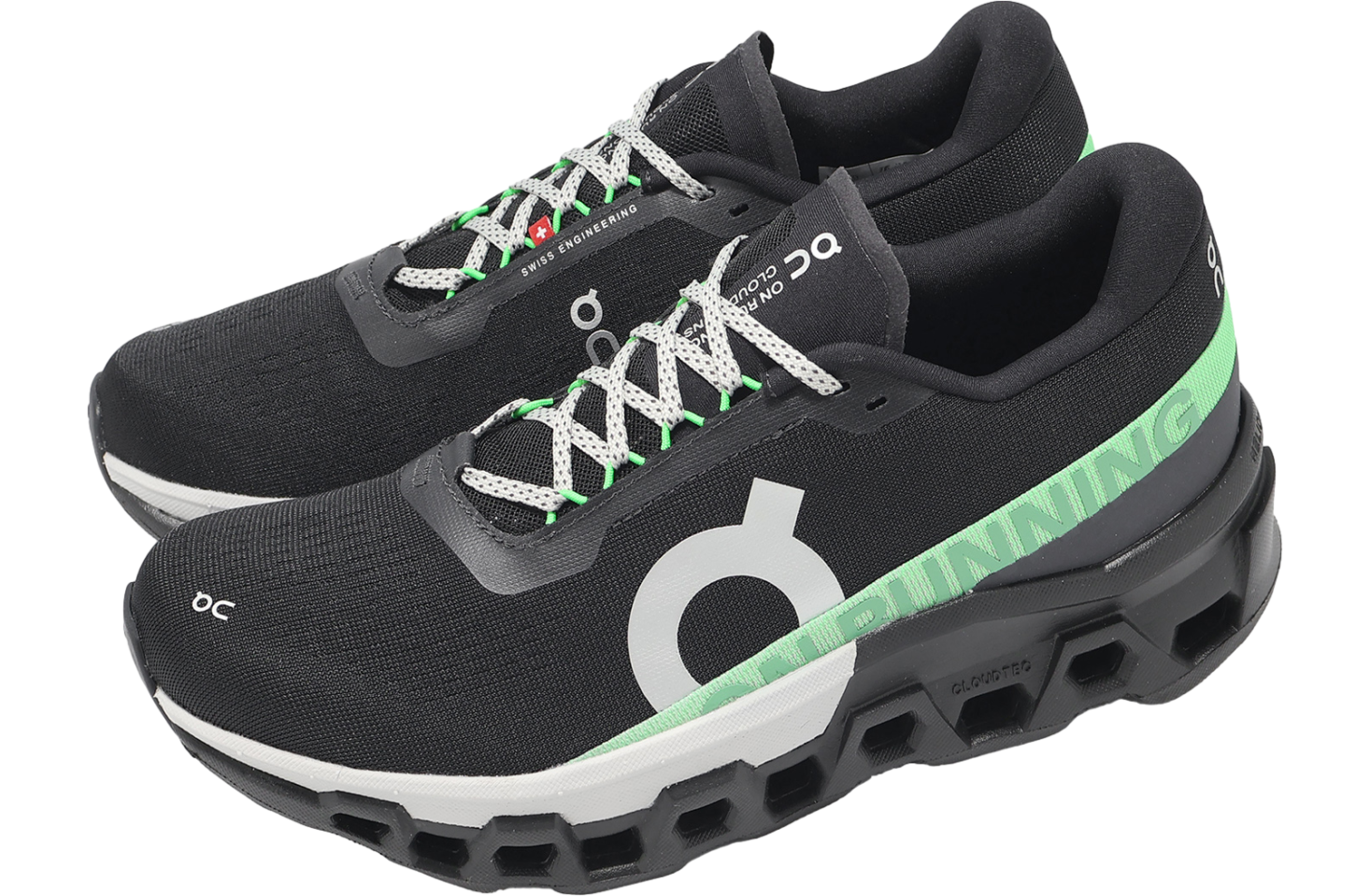 On Cloudmonster 2 Black / Glacier