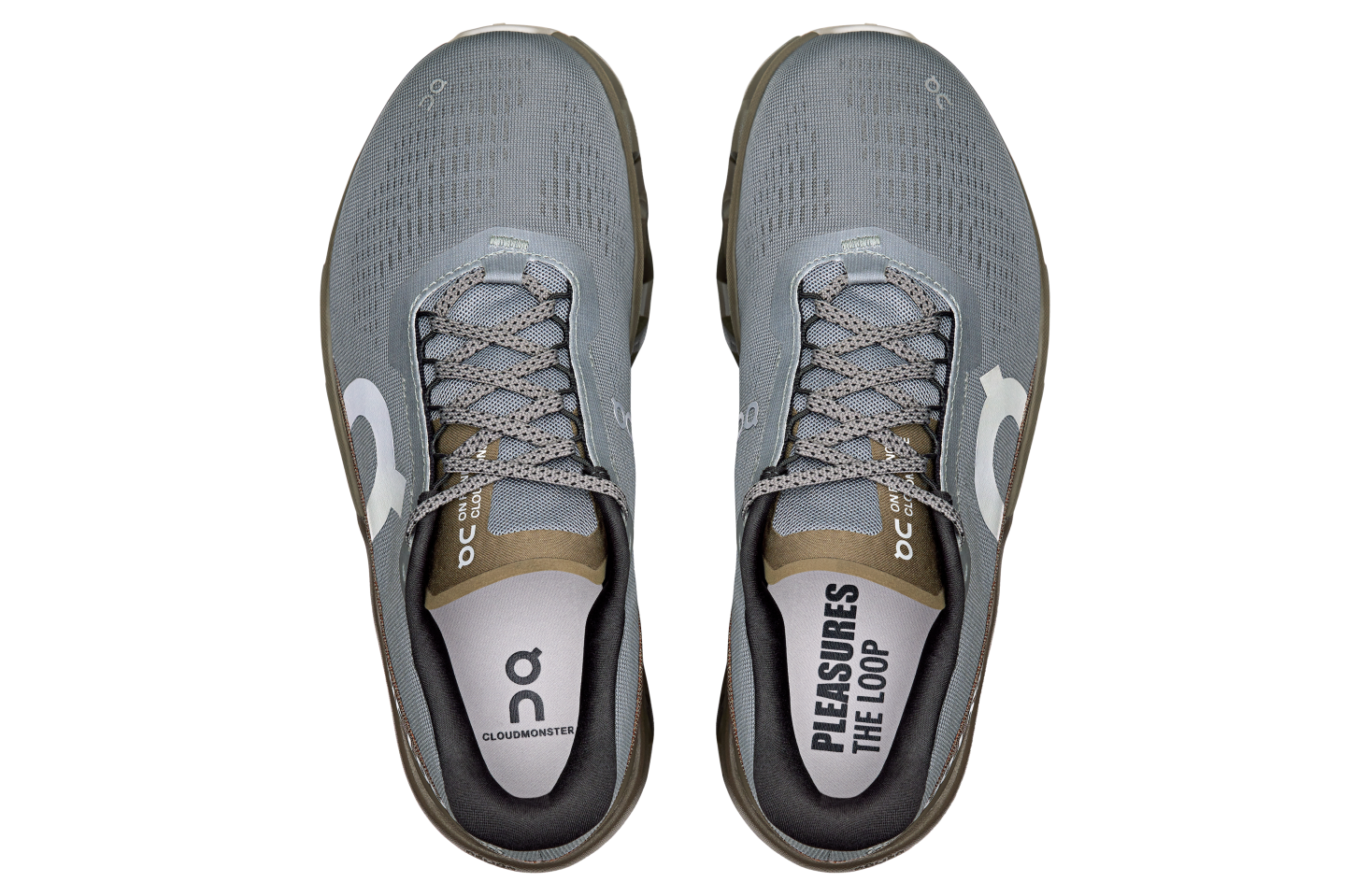 On Cloudmonster 2 Pleasures x The Loop Mist / Olive