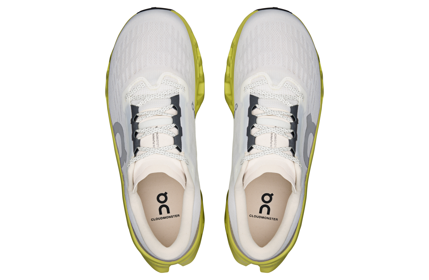 On Cloudmonster 3 Ivory / Limelight