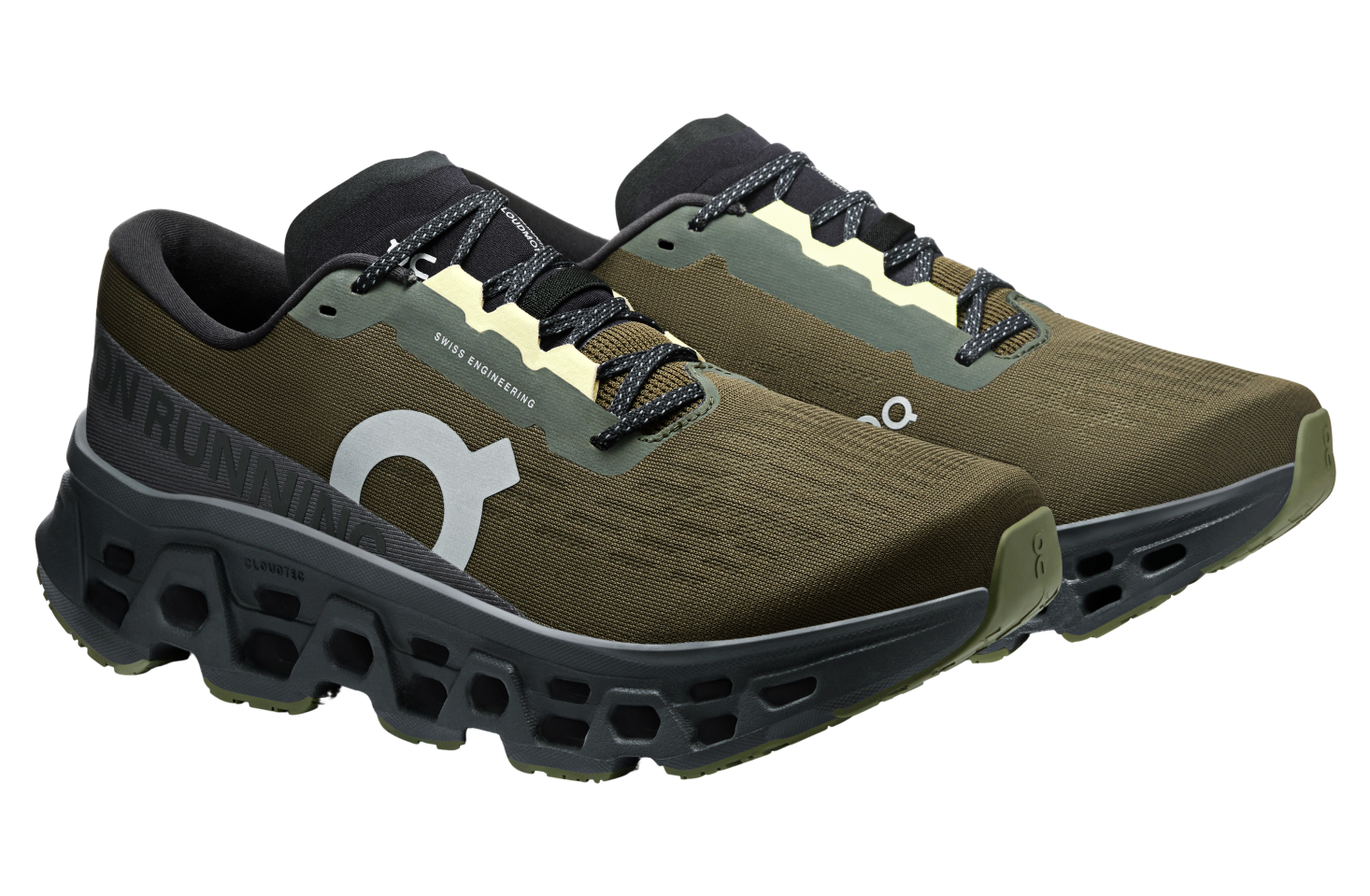 On Cloudmonster 3 Olive / Eclipse