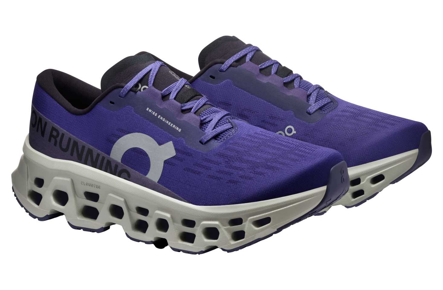 On Cloudmonster 3 Twilight / White