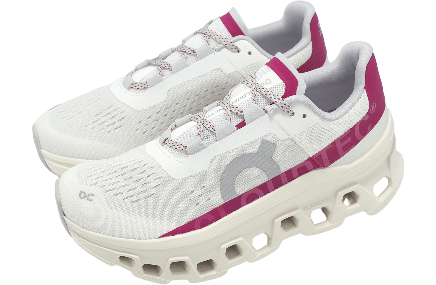 On Cloudmonster WMNS Ivory / Grenadine