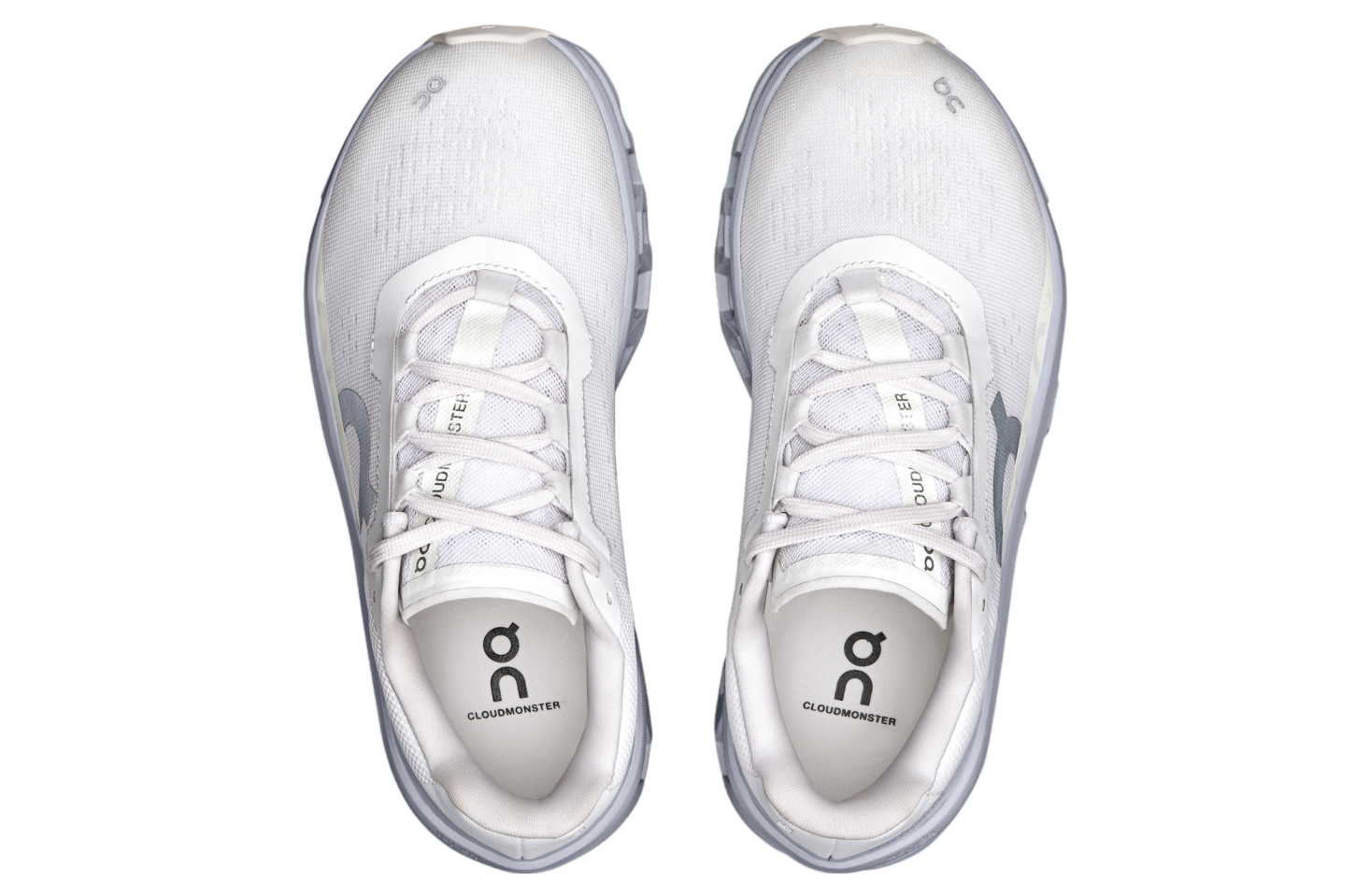 On Cloudmonster WMNS White / Glacier