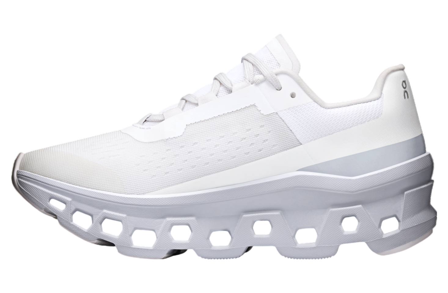 On Cloudmonster WMNS White / Glacier