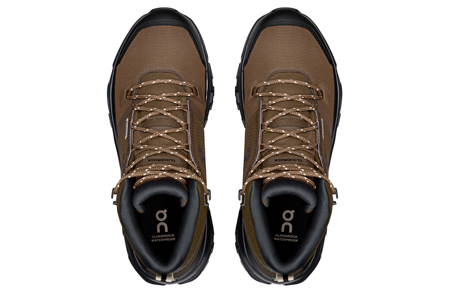 On Cloudrock Mid Waterproof Earth / Black