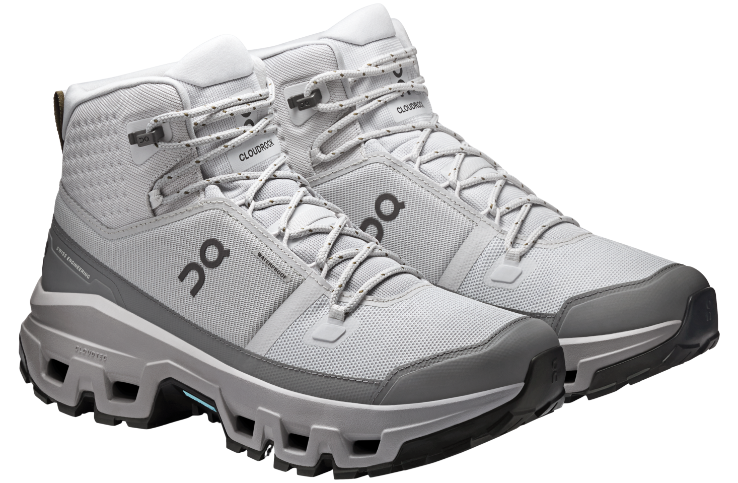 On Cloudrock Mid Waterproof Glacier / Alloy