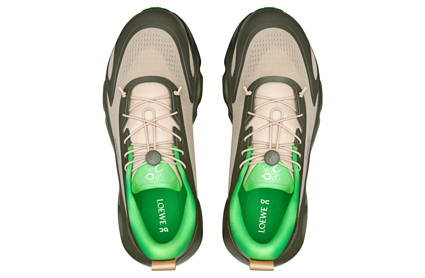 On Cloudsolo Loewe Khaki Green / Sand