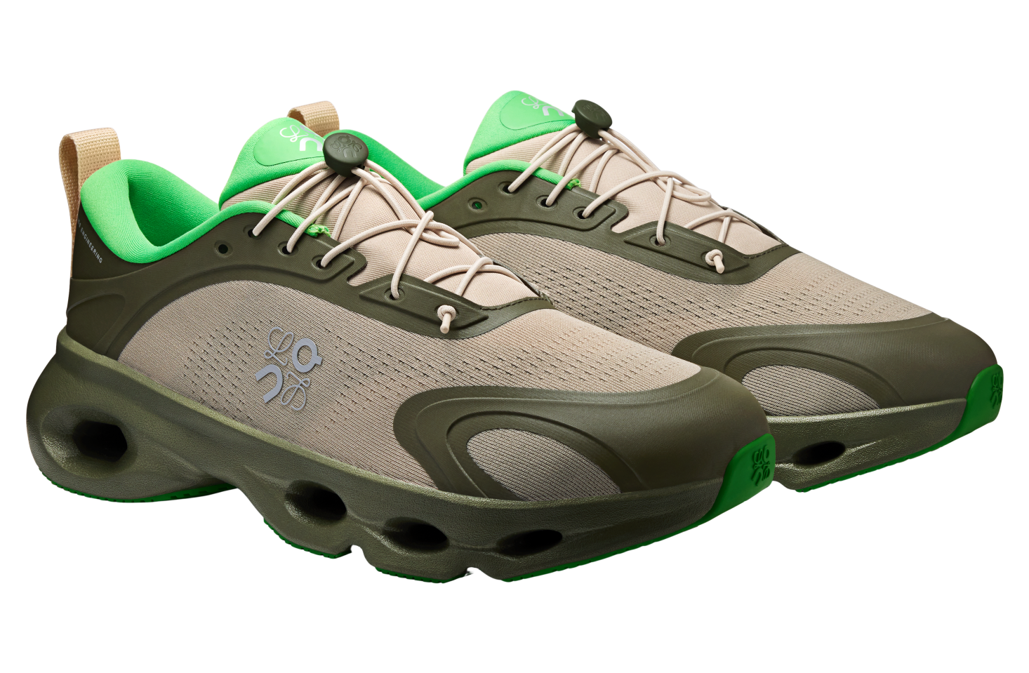 On Cloudsolo Loewe Khaki Green / Sand