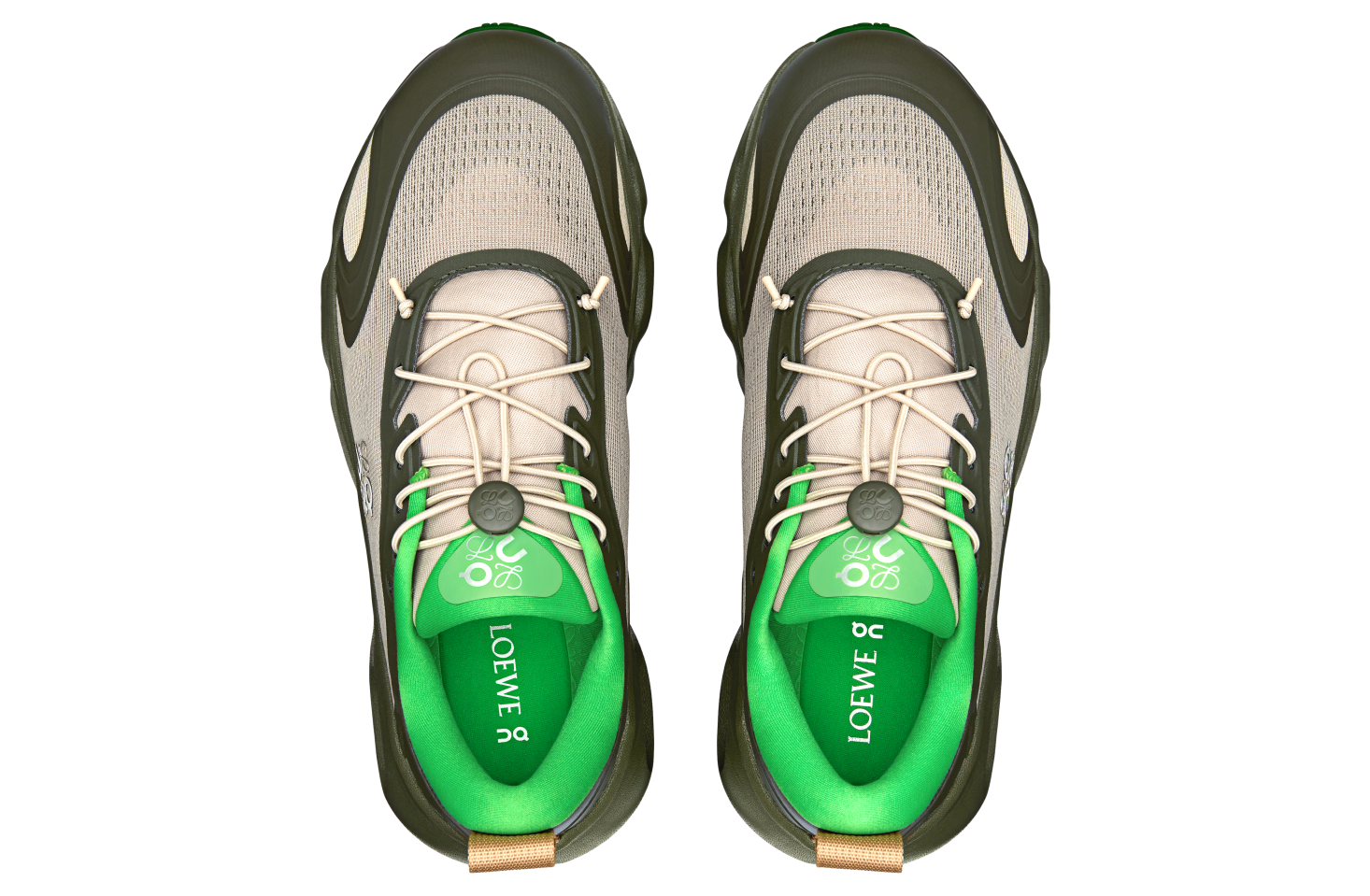 On Cloudsolo Loewe WMNS Khaki Green / Sand