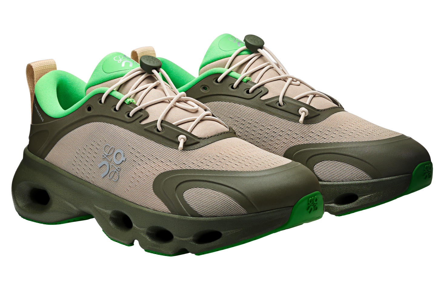 On Cloudsolo Loewe WMNS Khaki Green / Sand