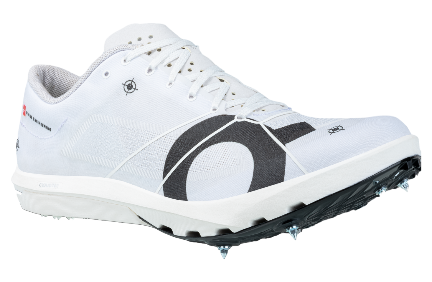 On Cloudspike 10000m White / Black