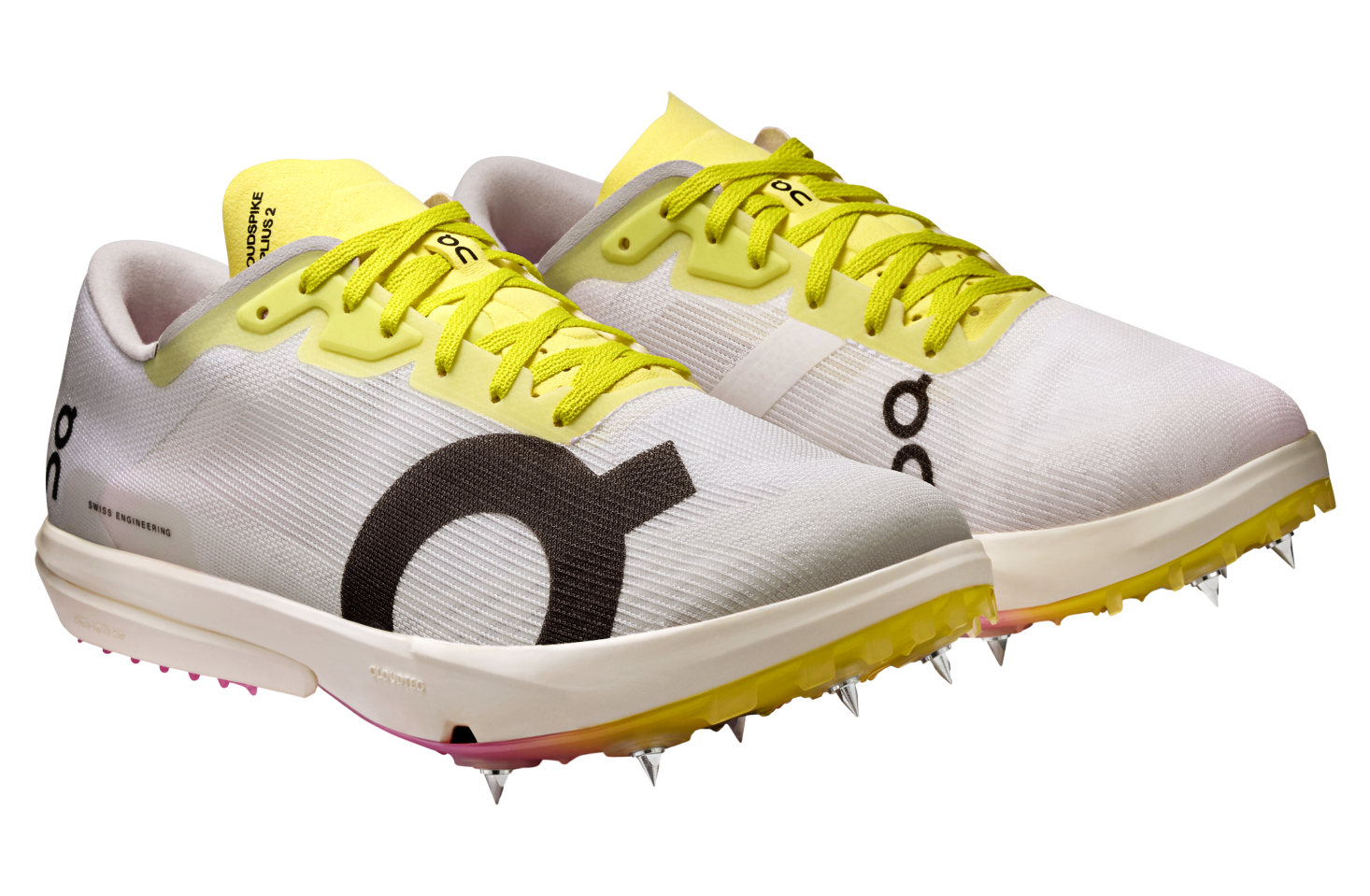 On Cloudspike Amplius 2 WMNS White / Raspberry