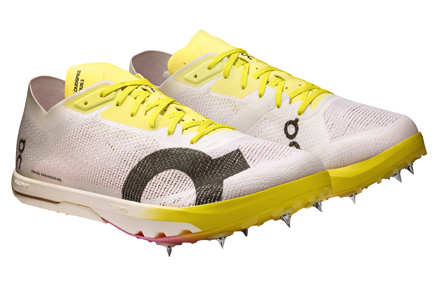 On Cloudspike Citius 2 White / Raspberry