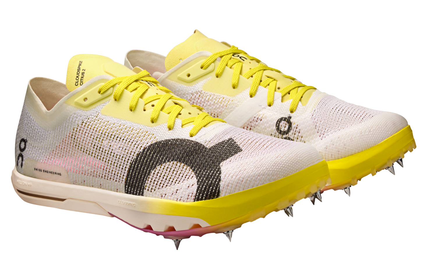 On Cloudspike Citius 2 WMNS White / Raspberry