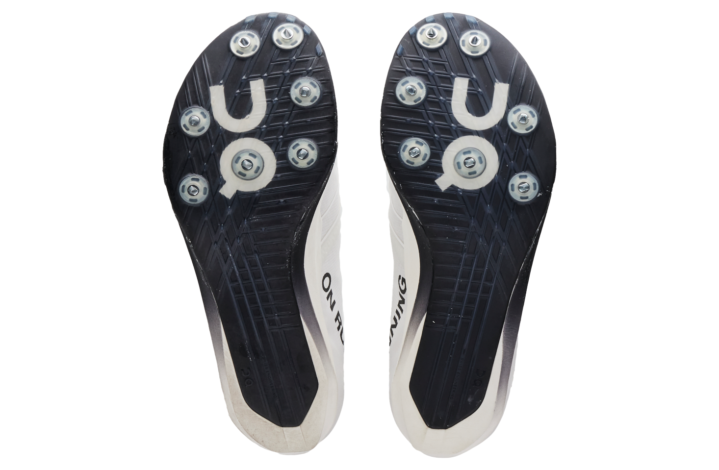 On Cloudspike Sprint V White / Black