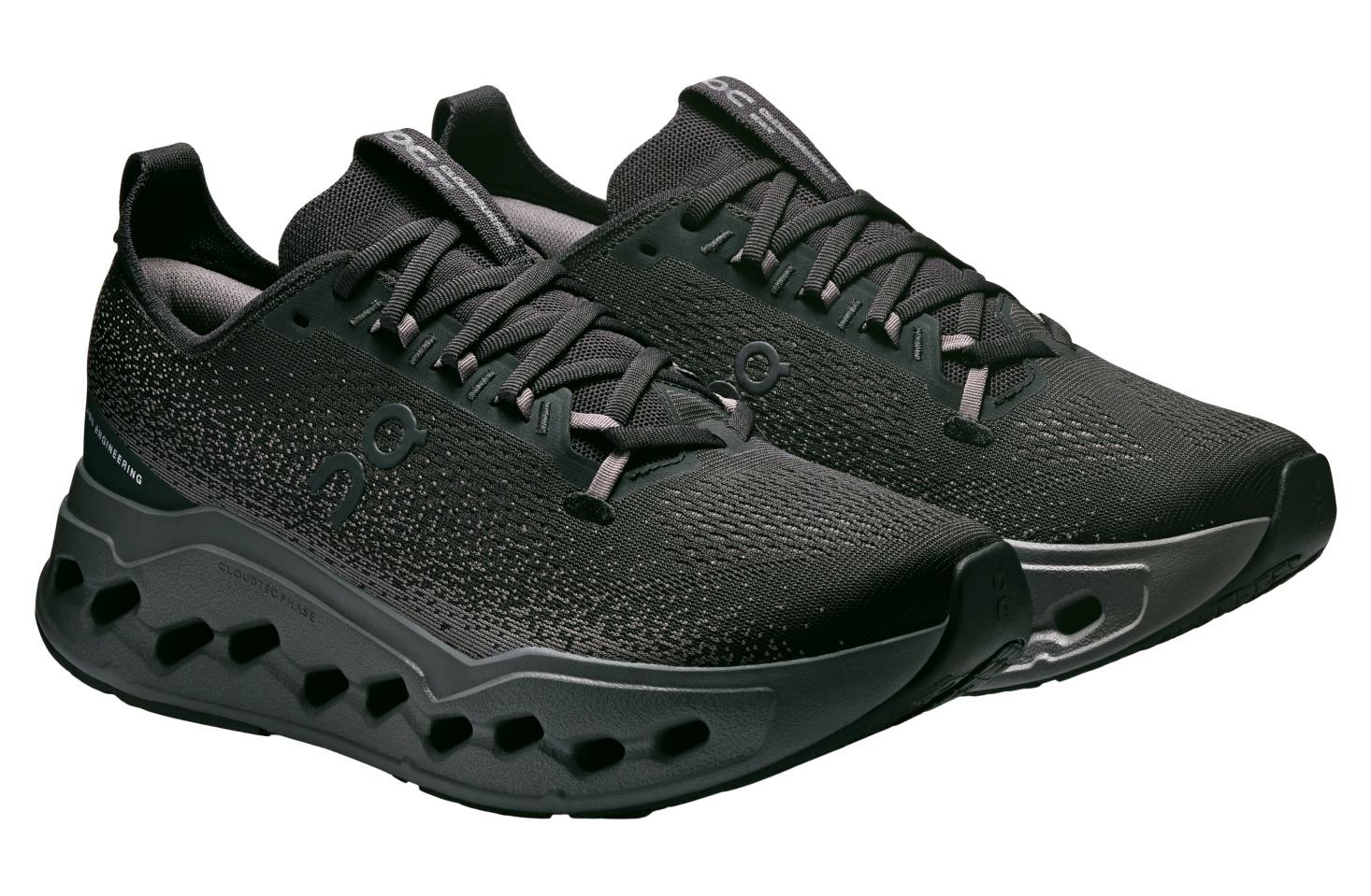 On Cloudsurfer Max Black / Eclipse