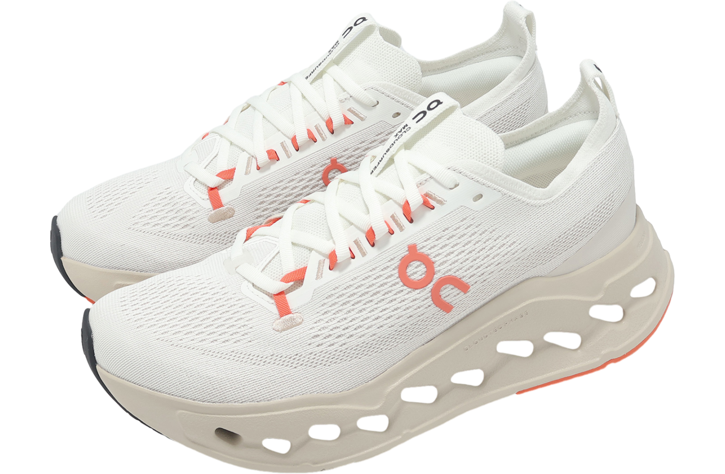 On Cloudsurfer Max Ivory / Salmon