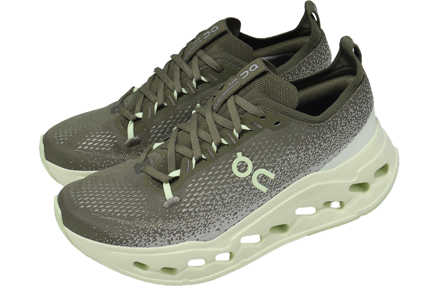 On Cloudsurfer Max Olive / Seedling