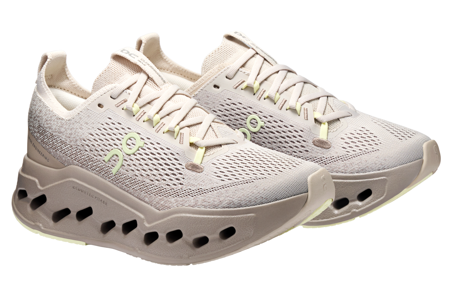 On Cloudsurfer Max WMNS Pelican / Limelight