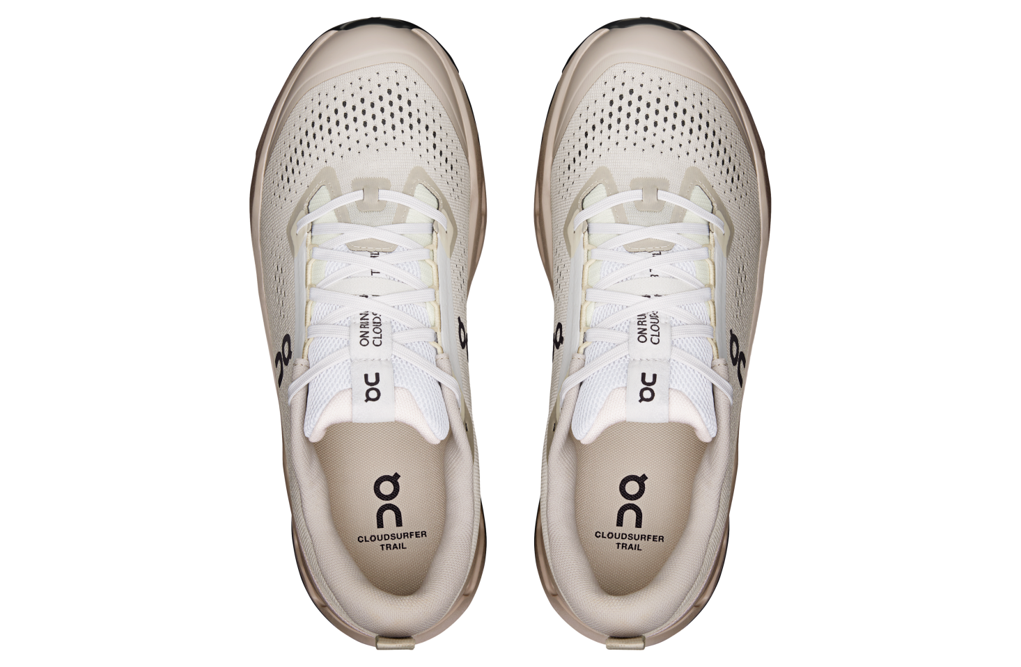 On Cloudsurfer Trail 2 Frost / Truffle