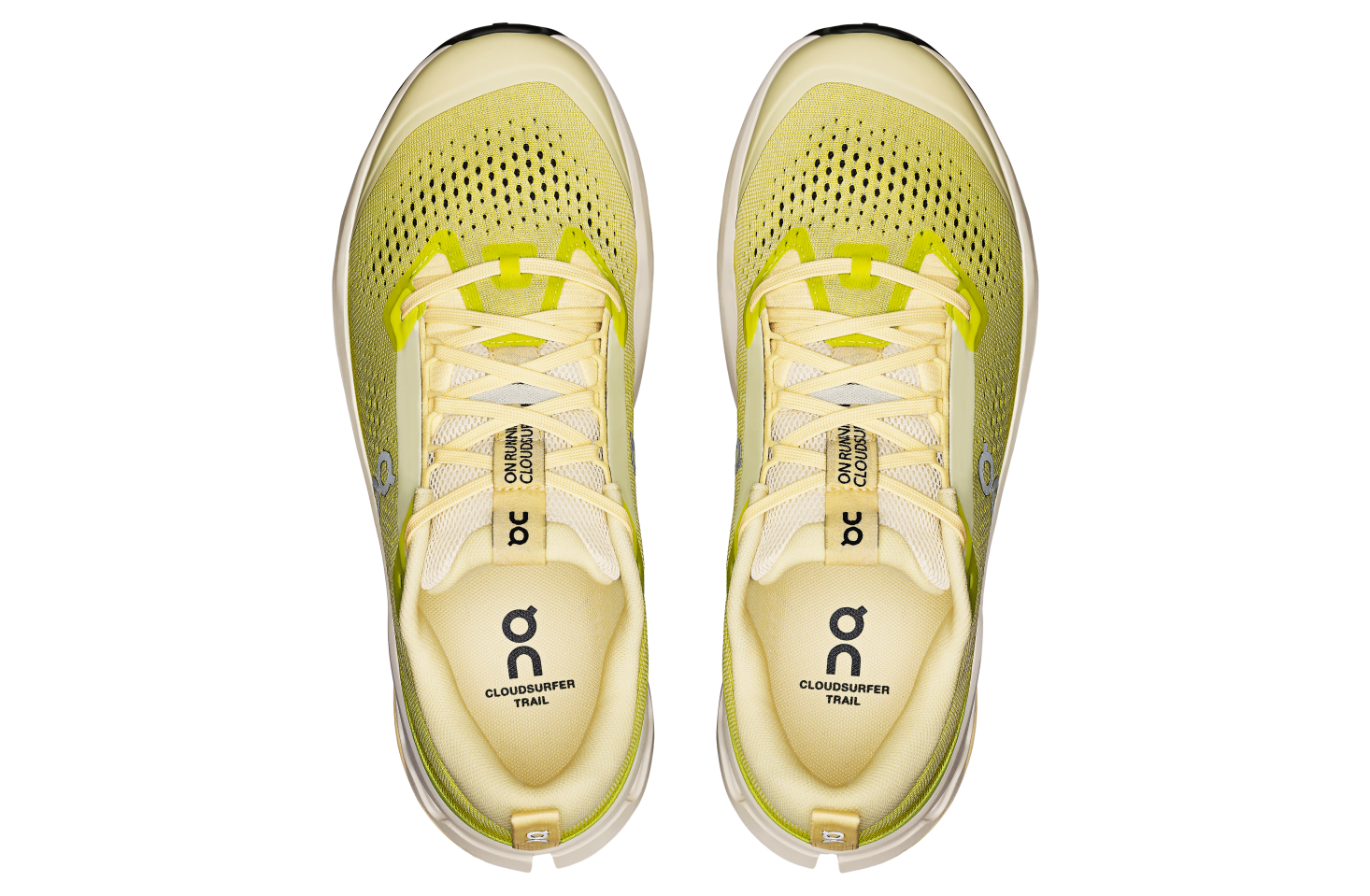 On Cloudsurfer Trail 2 Ivory / Lime