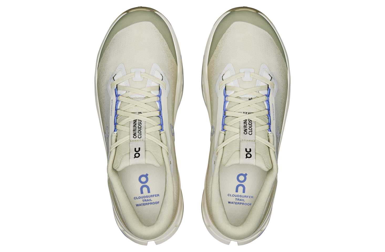 On Cloudsurfer Trail 2 Waterproof Ghost / Chalk